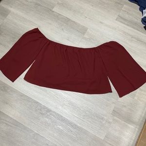 Wilfred off the shoulder long sleeve top